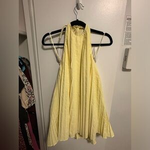 Zara Yellow Halter Romper